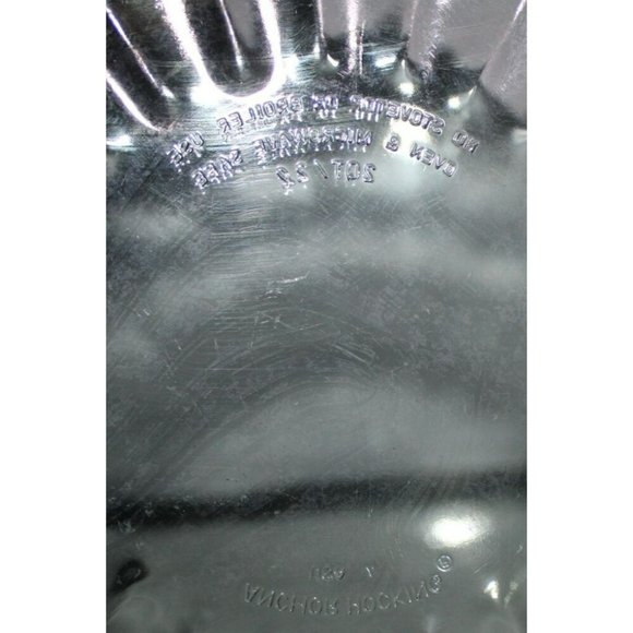 80s-90s, Round Casserole w/Lid, Green Anchor Hocking, Excellent, 2 Q - Picture 10 of 10